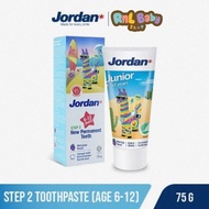Jordan Toothpaste Step 2 - Baby & Children Toothpaste Ages 6-12 Years