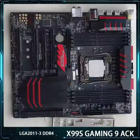 X99S GAMING 9 ACK LGA2011-3 DDR4 128G M.2 SATA3 USB3.0 E-ATX Desktop Motherboard