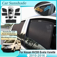 For Nissan NV200 Sunshades Evalia Vanette 2010-2016 Magnetic Visors Sun Shade Windshield Cover Car M