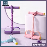 HLS 6-tube Resistance Rope Nbr Tube Resistance Band 6-tube Pedal Resistance Band for Home Gym Workou