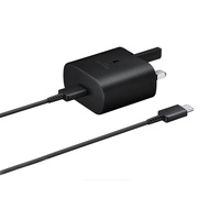 Original Samsung 25W Travel Adapter 3A Super Fast Charging PD 3.0 Fast Charger USB-C UK Plug Wall Ad