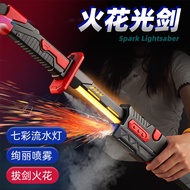 Drawing Spark Lightsaber Children Luminous Sword Toy Boy Black Technology Star Spark Wars Blade Lase