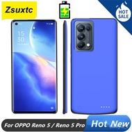 Power Case For OPPO Reno 5 Baery Case Reno5 Pro 6800 Mah Fashion Charger Cover Power  For OPPO Reno 5 Pro Baery Case