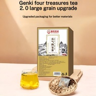 Four treasures tea Yuanqi doubled ginseng western ginseng