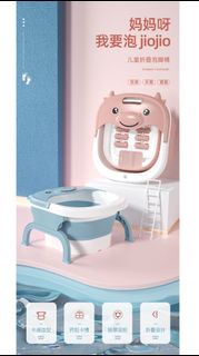 洗腳盆便攜可折疊家用按摩保溫塑膠泡腳桶加高深桶過膝過小腳浴足 w6888