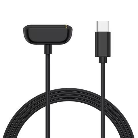 Type C Watch Charger For Fitbit Charge 5 6 Magnetic Charging Cable For Fitbit Luxe Portable Charging