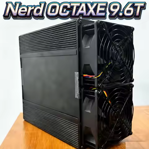 2025 New Bitaxe Nerd OCTAXE air cooling 9.6TH/s BTC Solo Miner Open Source Bitcoin Crypto Miner Nerd