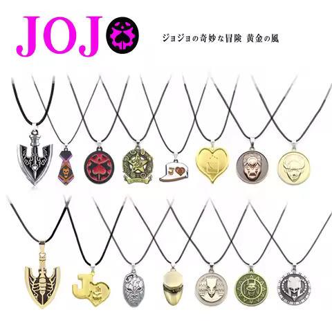 Anime Jojos Bizarre Adventure Necklaces Cosplay Higashikata Josuke Kujo Jotaro Killer Queen Arrow Pe