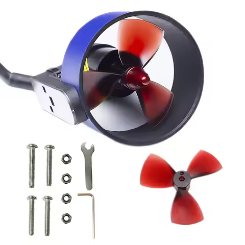 APISQUEEN U5 24V Underwater Thruster 8.4Kg(18.5Lbs)Thrust Propeller Propulsion With Bi-Directional E