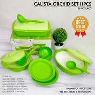 CALISTA ORCHID Plastic Buffet Serving Tray Set