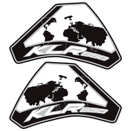 แผ่นเจลถังน้ำมันด้านข้างสำหรับ KAWASAKI KLR650 2021 2022 2023 แผ่นที่ยึดเข่าด้านข้างแผ่นรองถัง KLR 6