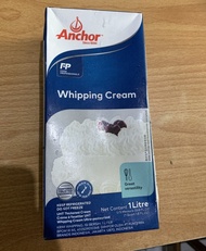Anchor whipping cream 1liter whip dairy heavy krim kental 1lt