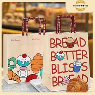 100pcs Gift Packing Bag Baking Packing Bag Tirami Packing Bag Kraft Paper Bag Dessert Paper Bag Brea