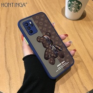 Hontinga เคสโทรศัพท์ OPPOเคสใสลายการ์ตูนหมีกลไกน่ารักสำหรับ OPPO Reno 6 Reno6 Pro Reno6Z 6Z 4G 5G เค