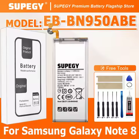 2026 Years Battery EB-BN950ABE 3300mAh For Samsung Galaxy Note 8 Note8 N950 SM-N950F N950FD N950U/U1