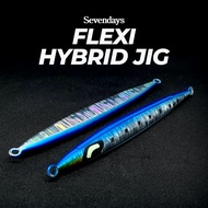 Flexi Hybrid Jig 100g - 300g Double Function Metal Heavy Jigging Slow Jig Fast Jig Fishing Pancing Ikan Tenggiri Killer