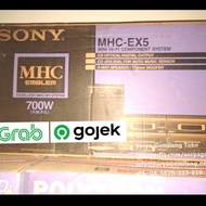 Sony MHC-EX5 Made in Japan Mini Hifi System Compo Radio Tape Ori,Baru