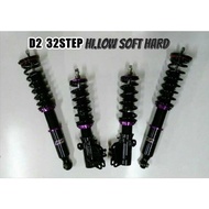 New D2 High Low Soft Hard Proton Perdana SEI Satria Neo adjustable absorber HLSH 32step