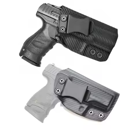 Carbon Fiber Concealment kydex IWB Holster For Walther P99 PPQ PPS M2 9mm .40 Pistol Inside the Wais