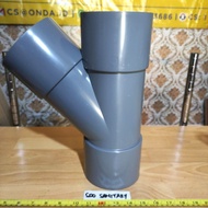 Tee 45 AW 4" Inch PVC RUCIKA - Tee Y Branch Thick