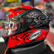 SUOMY STELLAR 2 PECCO BAGNAIA REPLICA 2023 ECE 22.06 DOUBLE VISOR FULL FACE HELMET Original