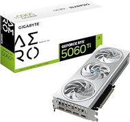 Gigabyte GeForce RTX 5060 Ti AERO OC 16G Graphics Card - 16GB GDDR7, 128 Bit, PCI-E 5.0, 2647MHz Cor
