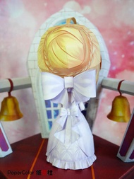 Model Fate Paper Royal Dress Church D Stereoscopic Paper Model Anime DIY Handmade