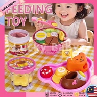6pcs Pudding Jelly Toy Set Children's Food Feeding Toys for Kids' Pretend Play Girls Mainan Puding S