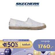 Skechers สเก็ตเชอร์ส รองเท้า ผู้หญิง BOBS Flexpadrille Shoes - 66666281-WHT