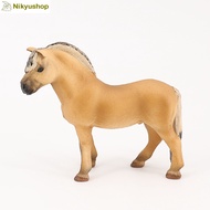 [Nikyushop] Educational Toys Display Miniature Animal Figures Horse Fjord Horse Stallion