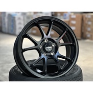 NEW 17X7.5J Lenso 95G Rim (set of 4) Satin Black 5X114.3 for Civic Camry Lancer CX3 CX30 CX5 X50 X70