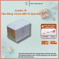 Children's cotton swabs, Snow White Cotton, BBT Children's Cotton Swabs 57 Sticks/Pack - WIN SG Depa