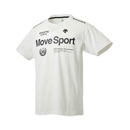 Descente Descente Men Women Short-Sleeved T-Shirt White Letter Print Round Neck 0329