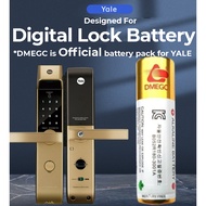 [DMEGC Gold] 2600mAh AA Alkaline Original Battery For Yale Digital Lock Battery. Long Endurance & No
