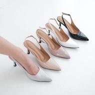 [DEAR SOLE] MANDY HEELS WOMEN'S HEELS POINTED HEELS SLINGBACK HEELS WORK HEELS