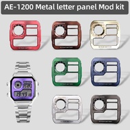 AE1200 Mod Kit High Quality Copper metal letter panel for 3299 AE-1200WH Movement Watch Dial Watch F