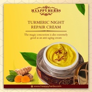 [Readystock] Haappy Herbs Turmeric Night Repair Cream| Ayurvedic Miracle Cream