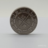 Coin Pop Coin EDC Coin Sound Card Pop Zinc Alloy Coin Portable Pop Fingertip Card Poker Push Toy XLV