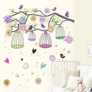 ADEK Wall Sticker Bird Cage Bird Cage Nursary AY993 Wall Sticker