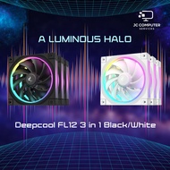 Deepcool FL12 3 in 1 Black White PC Desktop Computer Case Chassis Fan