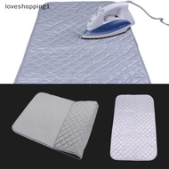 loveshopping1 Table Top Ironing Mat Laundry Pad Portable Travel Clothes Protector Board Press Heat B