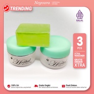 (3 Pcs) Herbal Algae Hijau Tosca Krim Herbal Original 100% BPOM Pelembab Wajah Kusam