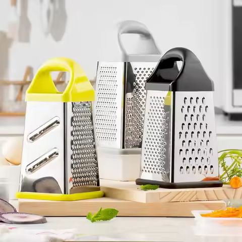 4 Side Manual Cutter Slicer Stainless Steel Cheese Fruit Cutter Slicer Multifunctional Vegetable Gra