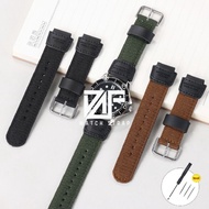 DAF Tali Kanvas jam tangan Casio AE 1000 AE 1200 SGW 300 Strap Nylon Kanvas Pengganti Replacement Ru