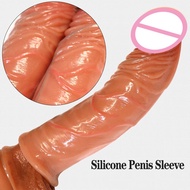 ▲✻♀Condom Extend Sex-Toys Penis-Sleeve Delay Ejaculation Cock Bondage Enlargemen Silicone