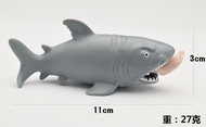 Halloween Simulation Plastic shark Creative Squeeze Toys Hungry Shark with Pop Out Surfer Leg Toy St