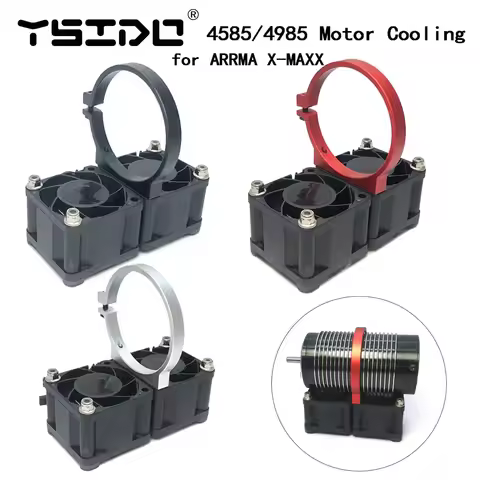 YSIDO 4985 1717 1/8 1/5 Brushless Motor Cooling Fan 4028 High Speed Ajustable Mount for Hpbbywing 49