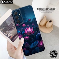 KAZERO - Samsung Galaxy A34 Phone Case - Fashion Flower Case - Pro Camera - Sam Galaxy A34 Softcase 