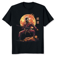 Martial Arts Fighter Double Short Stick Anime T-Shirt
