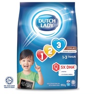 SUSU DUTCH LADY GUM 123 850G - Susu Plain /Susu Chocolate /Susu Honey Susu Formula Susu Budak Susu t